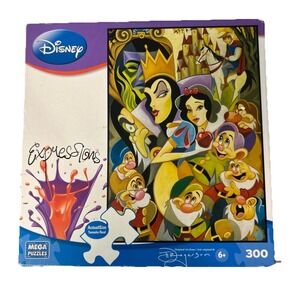 Mega Disney Expressions ~ SNOW WHITE by Tim Rogerson ~ 300 Piece Puzzle SEALED.